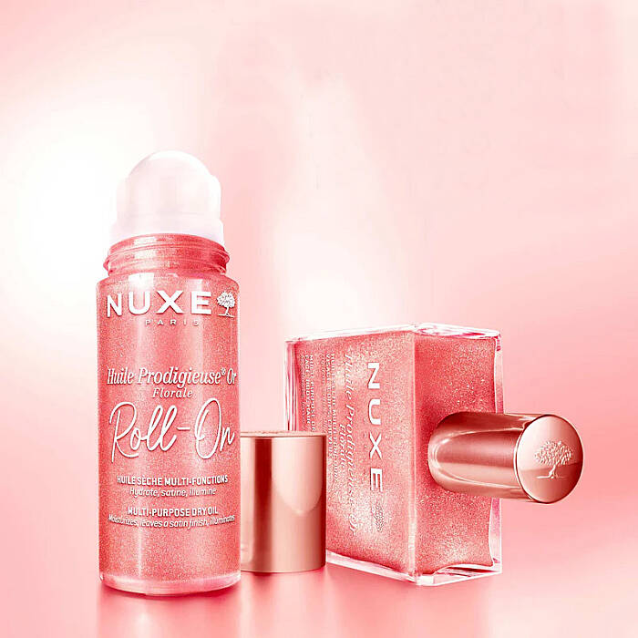 Nuxe Huile Prodigieuse Or Florale Pembe Parıltılı Çok Amaçlı Kuru Yağ Roll-On 60 ml - 3