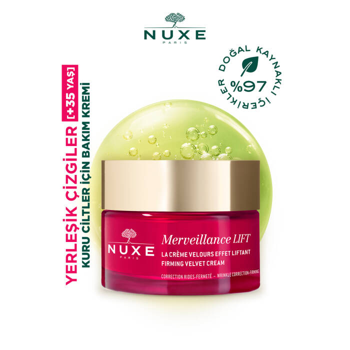 Nuxe Merveillance Lift Kadife Dokulu Sıkılaştırıcı Gündüz Kremi - Kuru Ciltler - 6