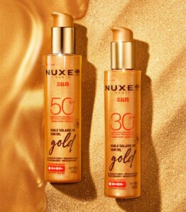 Nuxe Sun Altın Işıltılı Bronzlaştırıcı ve Koruyucu Yağ SPF30 150 ml - 3