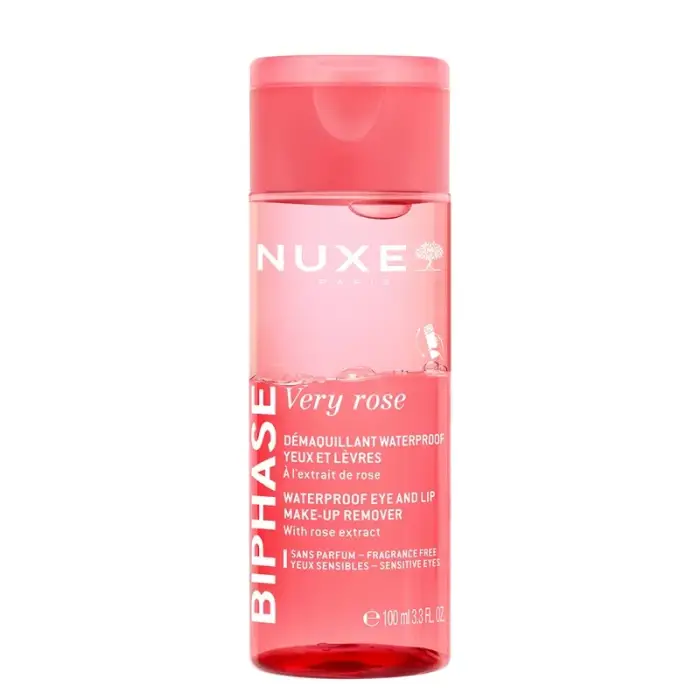 Nuxe Very Rose Çift Bazlı Göz Makyajı Temizleme Suyu 100 ml - 1