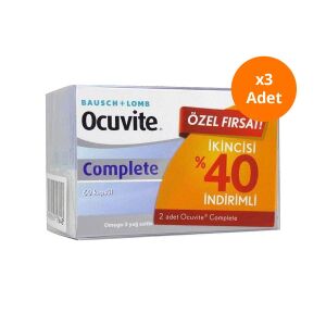 Ocuvite Complete 2'li 60 Kapsül x3 Adet - Ocuvite