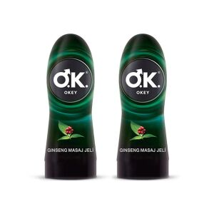 Okey Ginseng Su Bazlı Masaj Jeli 200 ml x 2 - Okey