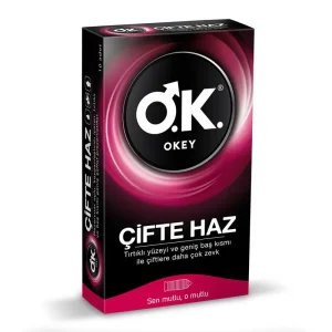 Okey Prezervatif Çifte Haz 10'lu - Okey