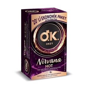 Okey Prezervatif Nirvana Hot 20'li - Okey
