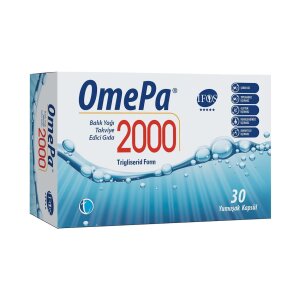 OmePa Balık Yağı 2000 30 Yumuşak Kapsül - Tab