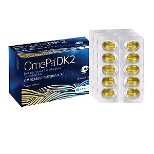 OmePa DK2 Omega 3 & Vitamin D & MK-7 50 Yumuşak Kapsül - Tab