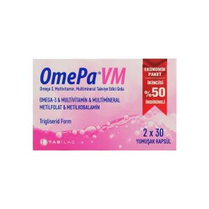 OmePa VM 30 Yumuşak Kapsül - İkincisi %50 İndirimli - Tab