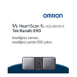 Omron HeartScan 1L Tek Kanallı Taşınabilir EKG Ölçüm Cihazı - Omron