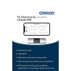 Omron HeartScan 6L 6 Kanallı Taşınabilir EKG Ölçüm Cihazı - 2