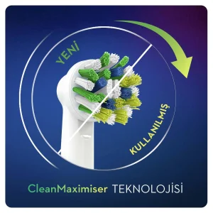 Oral-B Cross Action Clean Maximiser Diş Fırçası Yedek Başlığı 4'lü - 7