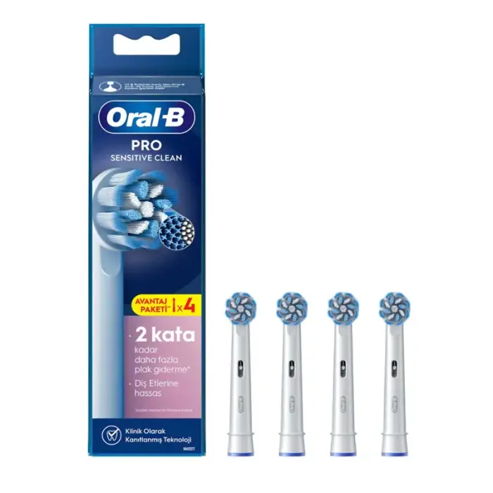 Oral-B Sensitive Clean Diş Fırçası Yedek Başlığı 4'lü - 1