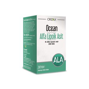 Orzax Ocean Alfa Lipoik Asit 200 mg 30 Tablet - Orzax
