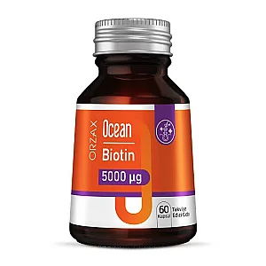 Orzax Ocean Biotin 5000 mcg 60 Kapsül - Orzax