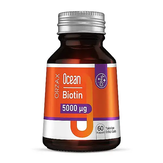 Orzax Ocean Biotin 5000 mcg 60 Kapsül - 1