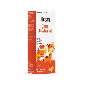 Orzax Ocean Çinko Bisglisinat Şurup Muz Aromalı 150 ml - Orzax