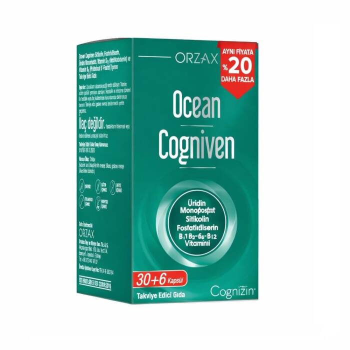 Orzax Ocean Cogniven 36 Kapsül - 1