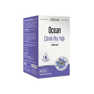 Orzax Ocean Çörek Otu Yağı 1000 mg 60 Kapsül - Orzax