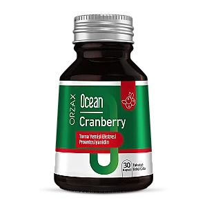 Orzax Ocean Cranberry Turna Yemişi Ekstresi 30 Kapsül - Orzax