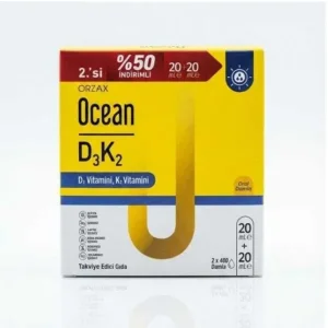 Orzax Ocean D3K2 Damla 20 + 20 ml - Orzax