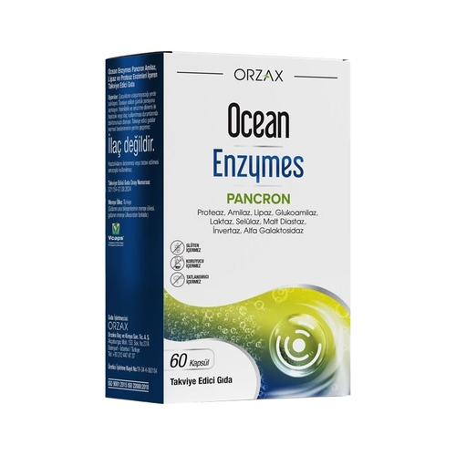 Orzax Ocean Enzymes Pancron 60 Kapsül - 1