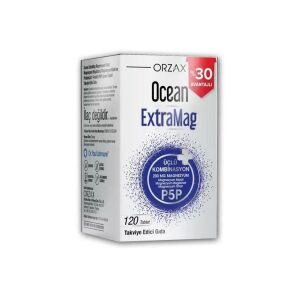 Orzax Ocean ExtraMag Üçlü Magnezyum Kombinasyonu 120 Tablet - Orzax