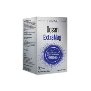 Orzax Ocean ExtraMag Üçlü Magnezyum Kombinasyonu 30 Tablet - Orzax