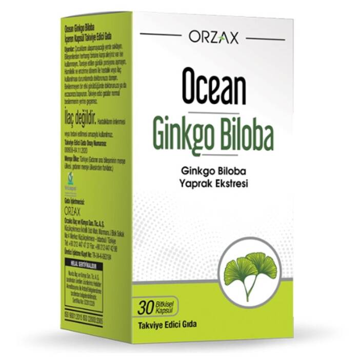Orzax Ocean Ginkgo Biloba 30 Kapsül - 1