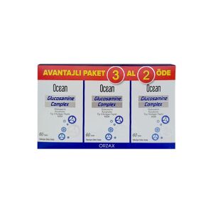 Orzax Ocean Glucosamine Complex 60 Tablet - 3 Al 2 Öde - Orzax