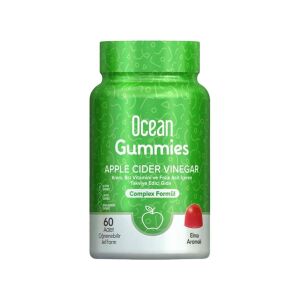 Orzax Ocean Gummies Apple Cider Vinegar 60 Adet Çiğnenebilir Jel Form - Orzax
