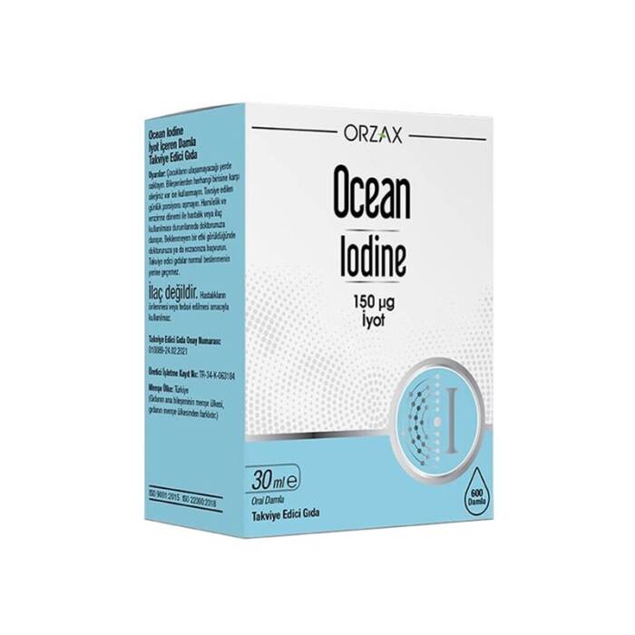 Orzax Ocean Iodine Damla 30 ml - 1