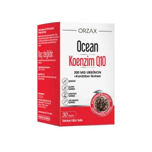 Orzax Ocean Koenzim Q10 200 mg 30 Kapsül - Orzax