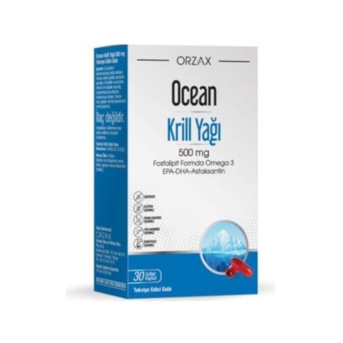 Orzax Ocean Krill Oil 30 Kapsül - 1