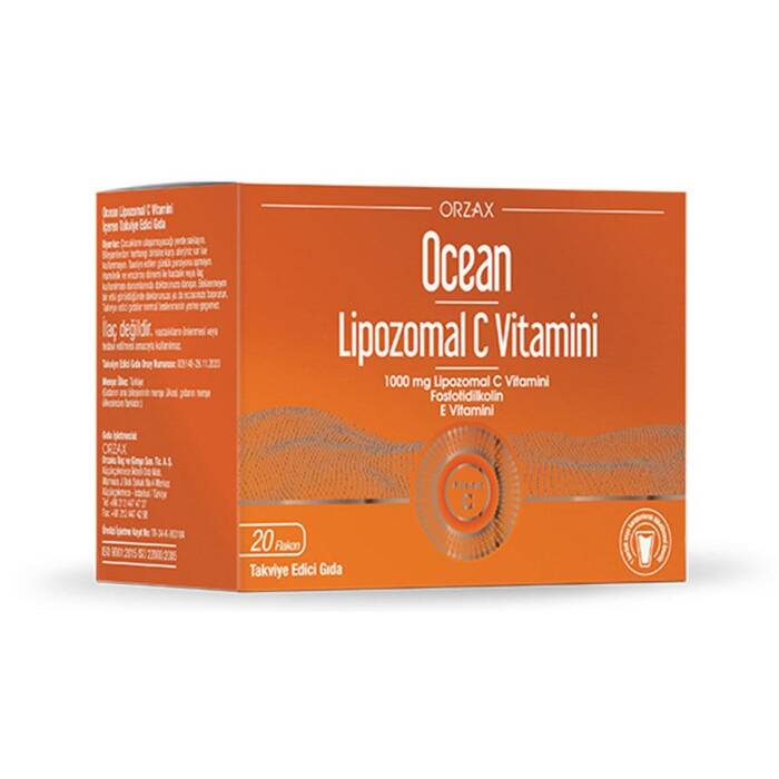 Orzax Ocean Lipozomal C Vitamini 1000 mg 20 Flakon - 1