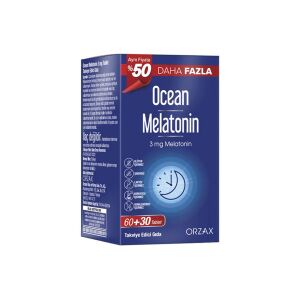 Orzax Ocean Melatonin 3 mg 60 + 30 Tablet - Orzax