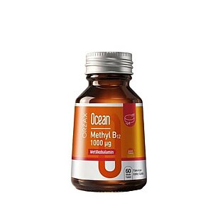 Orzax Ocean Methyl B12 1000 mcg 60 Dilaltı Tablet - Orzax