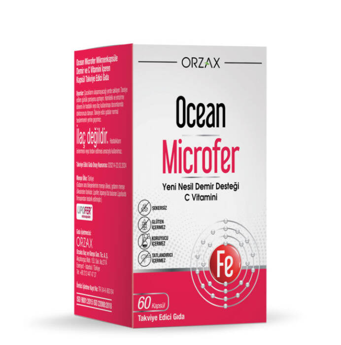 Orzax Ocean Microfer 60 Kapsül - 1