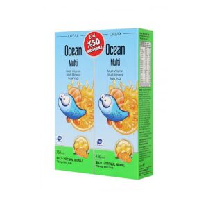Orzax Ocean Multi Ballı Portakal Aromalı Şurup 150 ml x2 - Orzax
