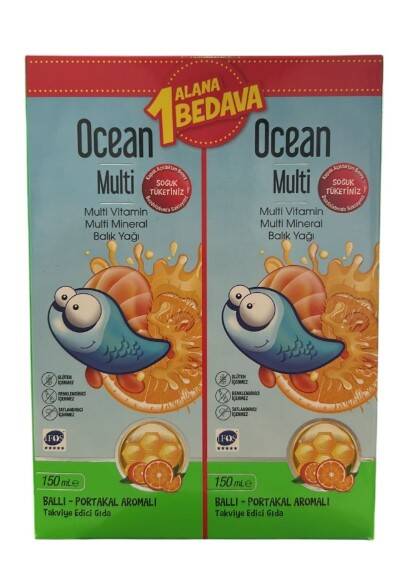 Orzax Ocean Multi Şurup 150 ml - 1 Alana 1 Bedava - 1