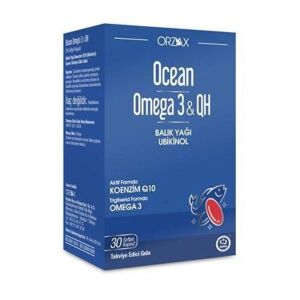 Orzax Ocean Omega 3 & QH 30 Yumuşak Kapsül - Orzax