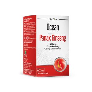 Orzax Ocean Panax Ginseng 500 mg 60 Kapsül - Orzax