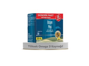 Orzax Ocean Plus 1200 mg 100 Softjel Ekonomik Paket - Orzax