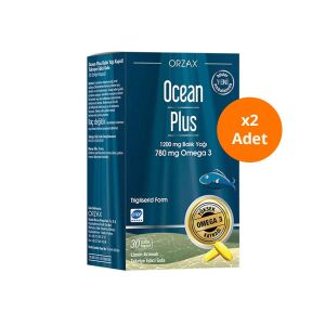 Orzax Ocean Plus 1200 mg 30 Kapsül x2 Adet - Orzax