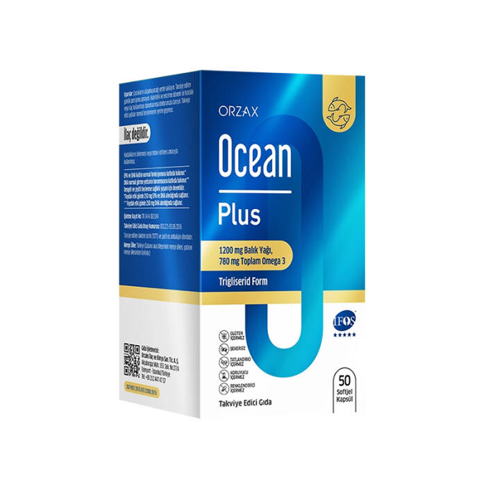 Orzax Ocean Plus 1200 mg 50 Kapsül - 1