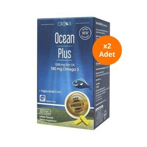 Orzax Ocean Plus 1200 mg 50 Kapsül x2 Adet - Orzax