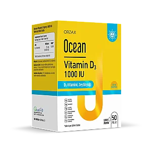 Orzax Ocean Vitamin D3 1000 IU Damla 50 ml - Orzax