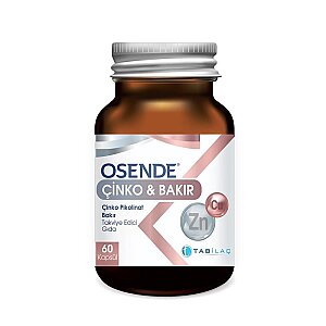 Osende Çinko & Bakır 60 Kapsül - Tab