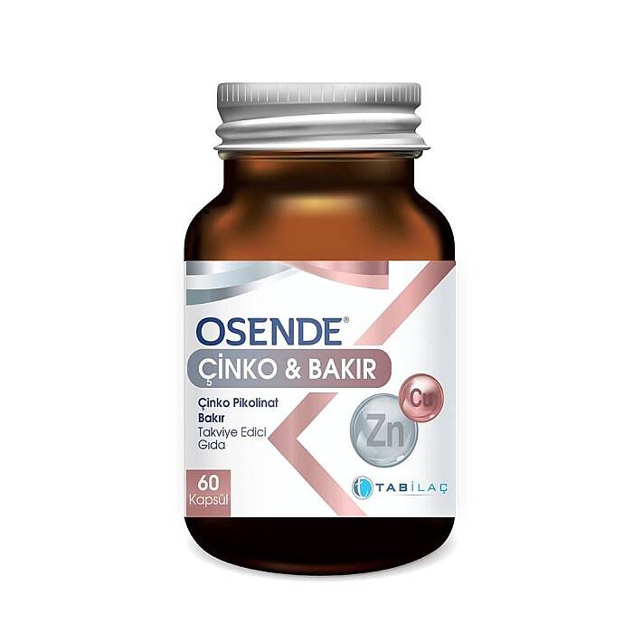 Osende Çinko & Bakır 60 Kapsül - 1
