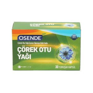 Osende Çörek Otu Yağı 30 Yumuşak Kapsül - Tab