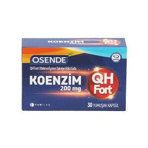 Osende Koenzim 200 mg QH Fort 30 Yumuşak Kapsül - Tab