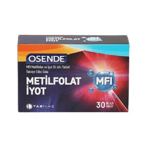 Osende MFI Metilfolat İyot 30 Dil Altı Tablet - Tab